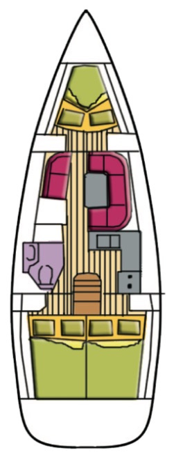 Photo #6 - Sun Odyssey 36i (Lyra) en Portisco - 8814