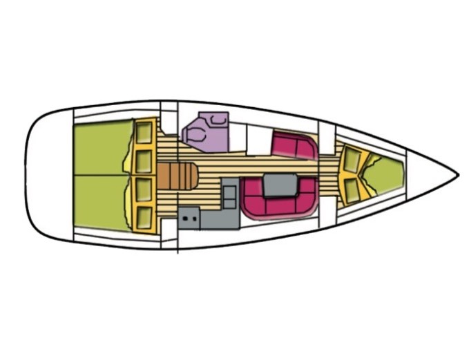 Photo #12 - Sun Odyssey 36i (Lyra) en Portisco - 8814