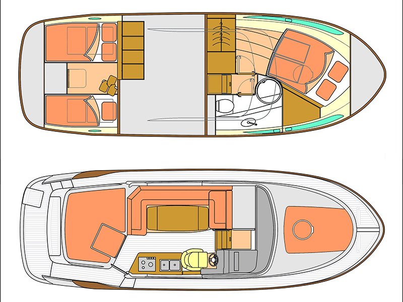 Photo #6 - Marex 320 Aft Cabin Cruiser (Morski konjic) in Sibenik - 9997