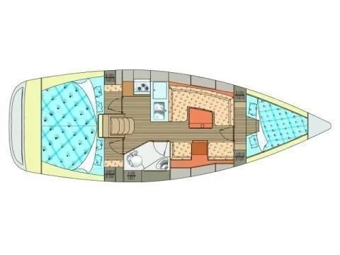 Y 36 (Martina ( main sail 2014 )) Plan image - 2