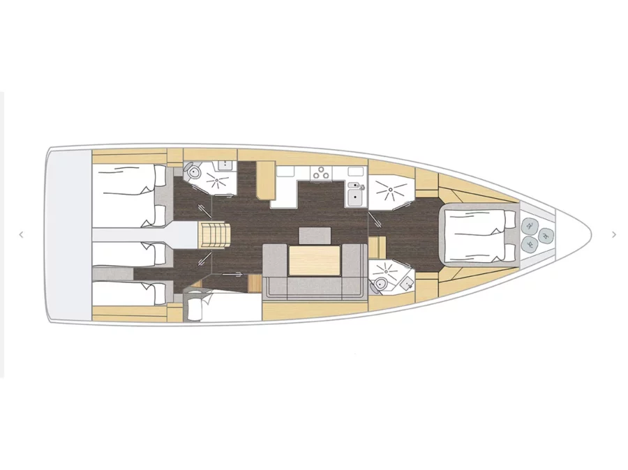 Bavaria C46 (Eileen) Plan image - 2