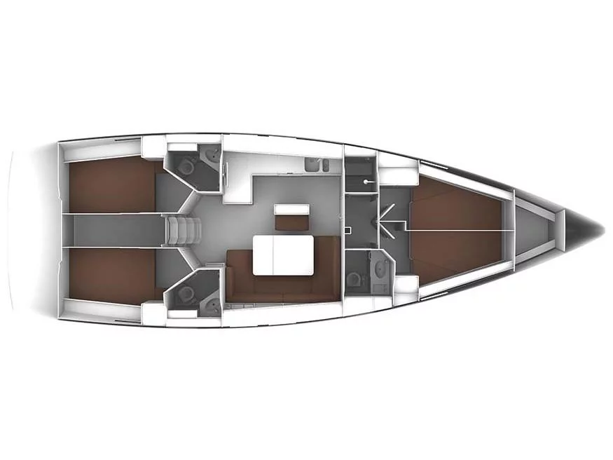 Bavaria Cruiser 46 (Queen Mary) Plan image - 10