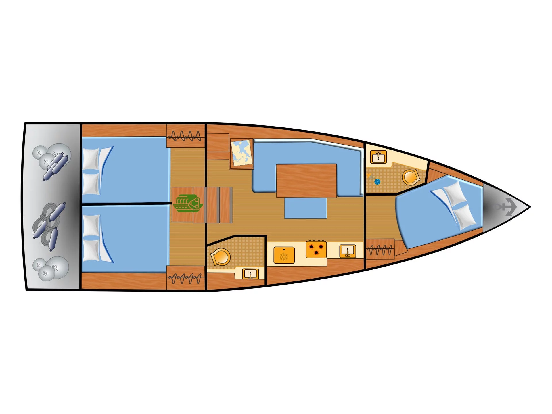 Oceanis 37.1 (Felice) Plan image - 8