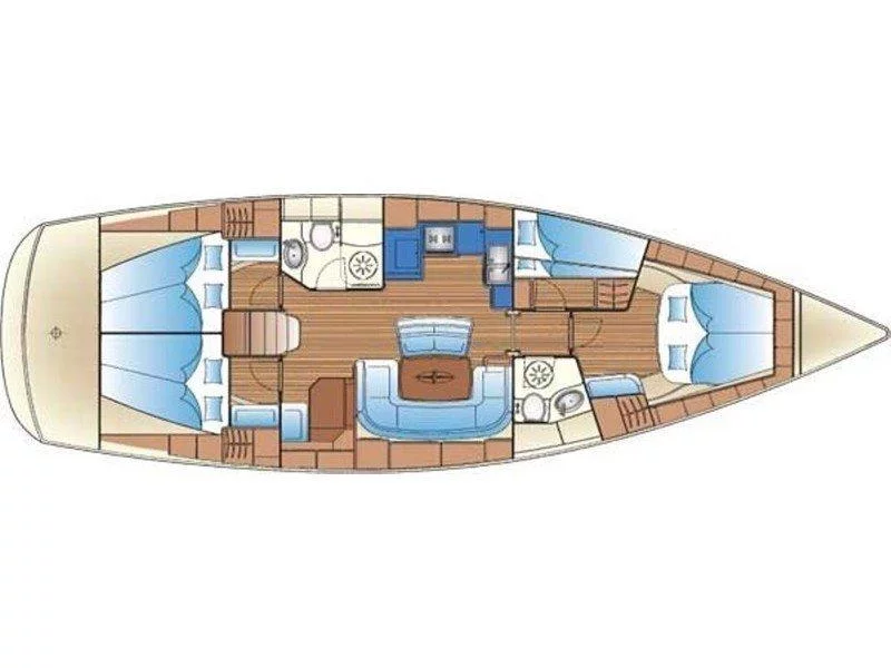 Bavaria 46 Cruiser (SHE) Plan image - 4