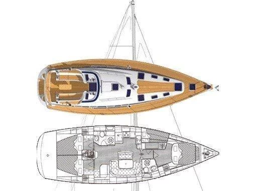 Bavaria 46 Cruiser (Bavaria 46 cruiser) Plan image - 1