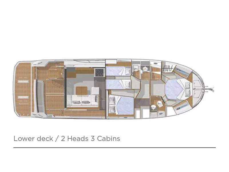 Beneteau S. Trawler 47 (Ocean dreamer) Plan image - 2