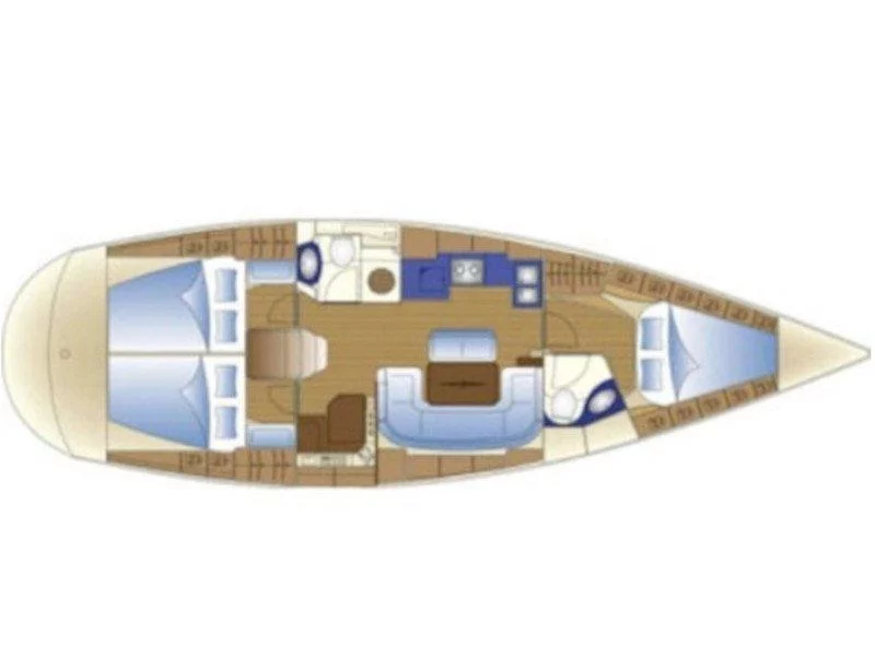Bavaria 43 Cruiser (Kairos (Fully Refurbished 2019)) Plan image - 12