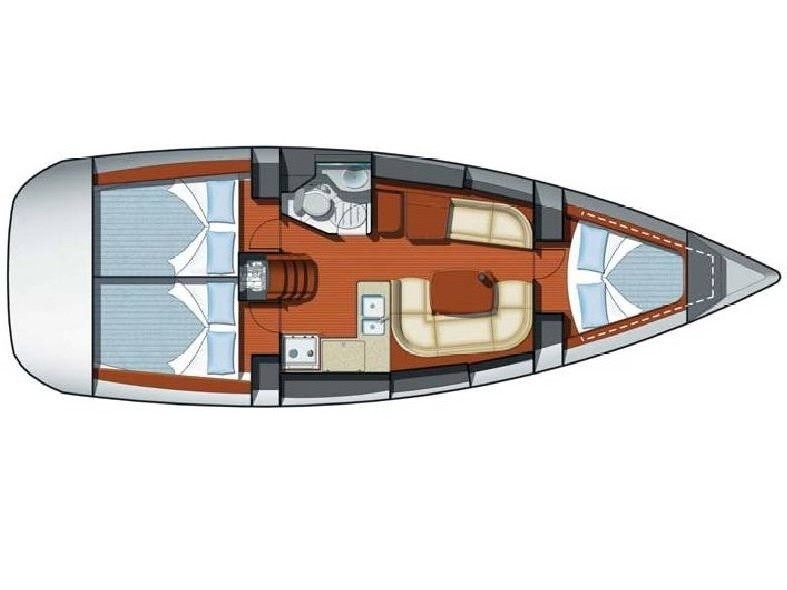 Photo #28 - Sun Odyssey 37 (Kacamak) en Marmaris - 23780