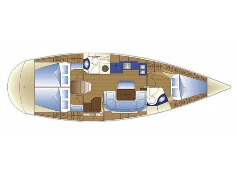 Bavaria 42 Cruiser (Sirene) Plan image - 2