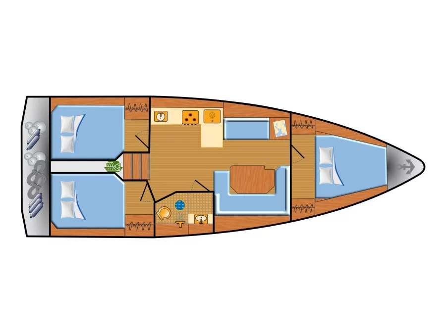 Bavaria C38 (Levante) Plan image - 9