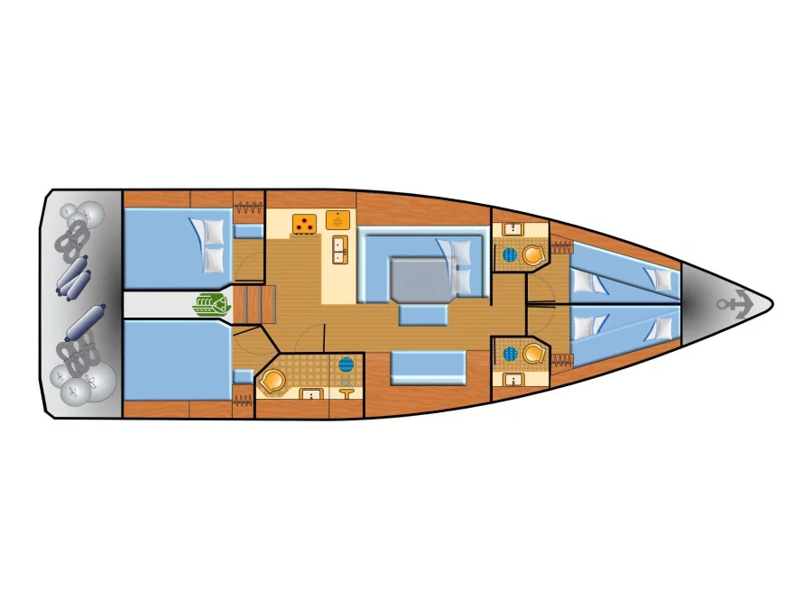 Bavaria C45 (Whisper) Plan image - 24