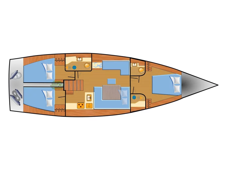 Hanse 458.3 (Namaka Elua) Plan image - 22