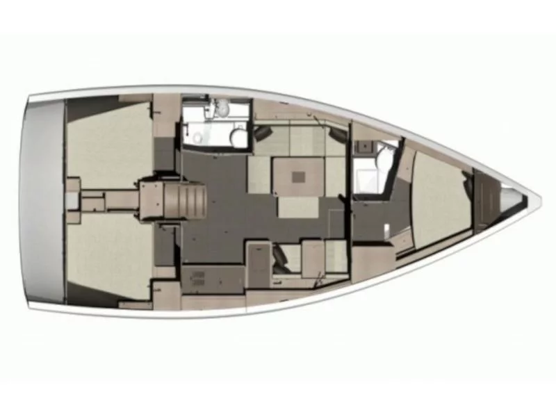 Dufour 412 Grand large (Why not 12) Plan image - 6