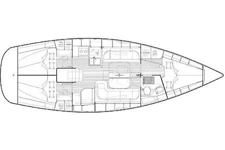 Bavaria 38 Cruiser (White Lady) Plan image - 1