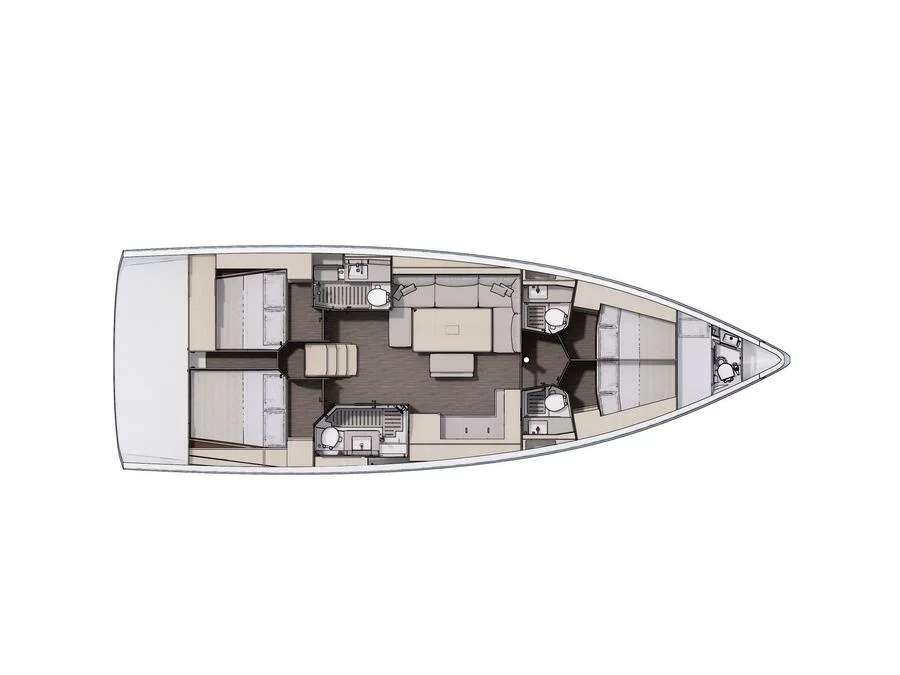 Dufour 470 (Ad Astra - Customized exclusive s/y) Plan image - 2