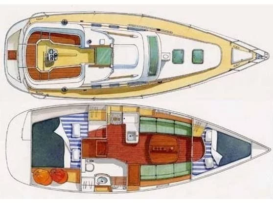 Oceanis 323 (Lady Lu) Plan image - 2
