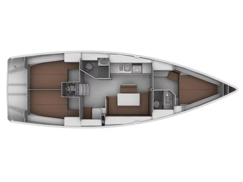Bavaria 40 Cruiser (Alma Libre) Plan image - 2