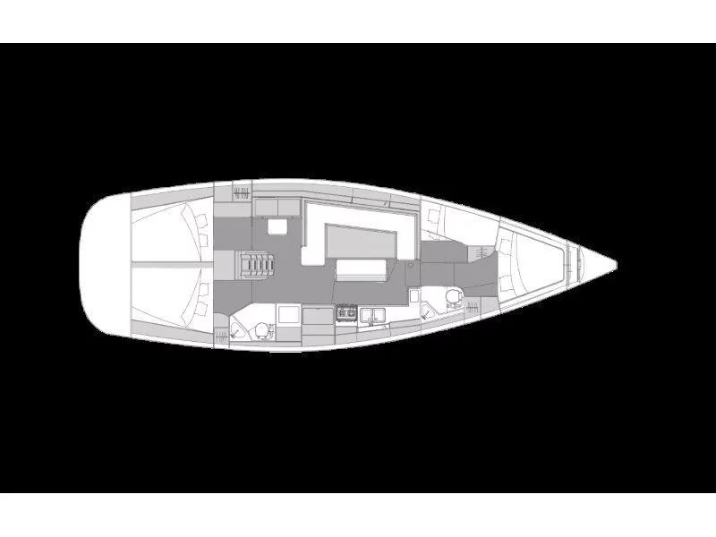Elan Impression 45.1 (BAD BUOY) Plan image - 7