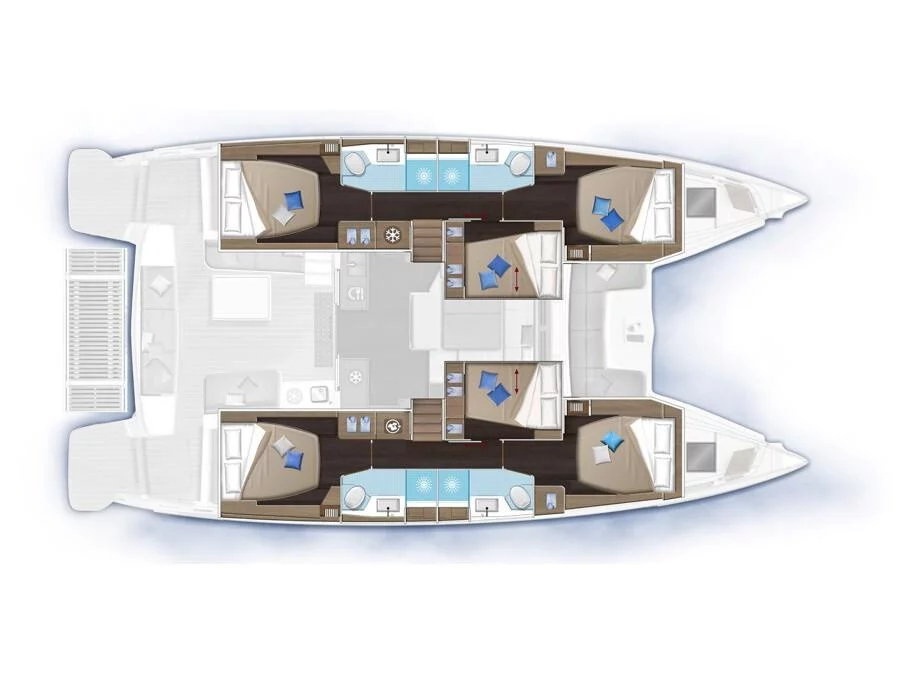 Lagoon 51 (SAILUXE - Allegra) Plan image - 4