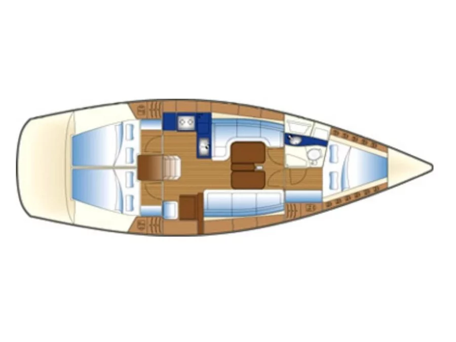 Bavaria 38 Match (Artix - Standard line) Plan image - 1