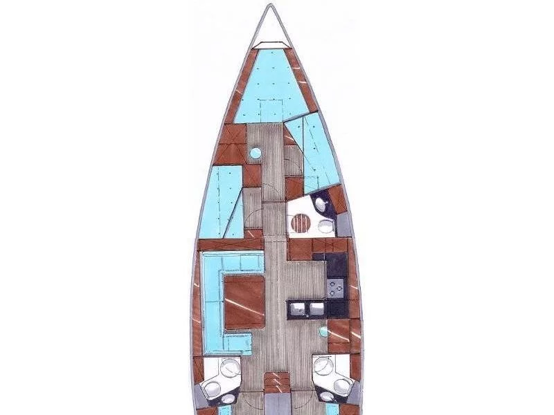 Bavaria 50 Cruiser (Caribix - Standard line) Plan image - 2
