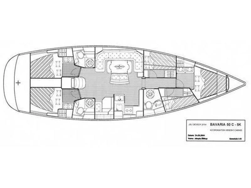 Bavaria 50 Cruiser (Allegra) Plan image - 19