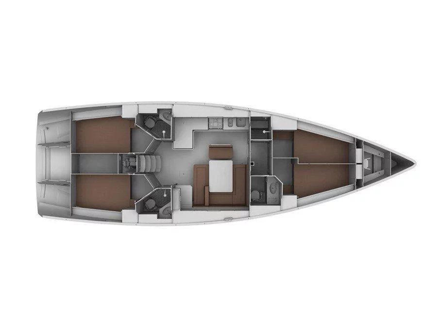 Bavaria Cruiser 45 (Alena) Plan image - 1