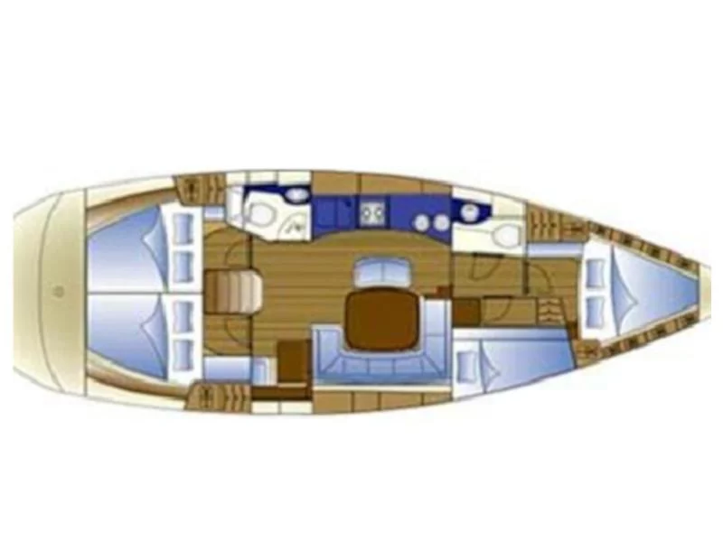 Bavaria 44 (Sail Charlie) Plan image - 3