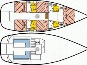 Dufour Atoll 6 (The Big One Two) Plan image - 25