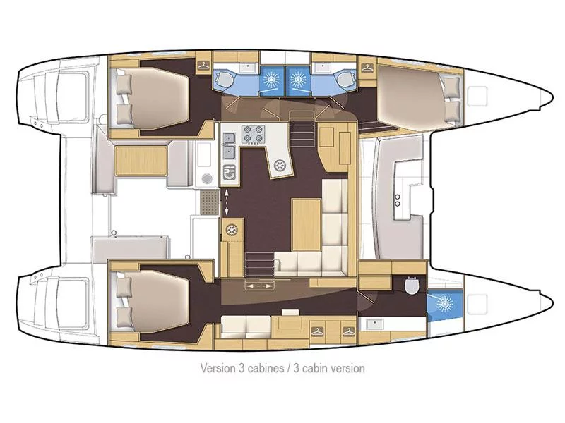 Lagoon 450 Fly (Didyme - Standard line) Plan image - 5