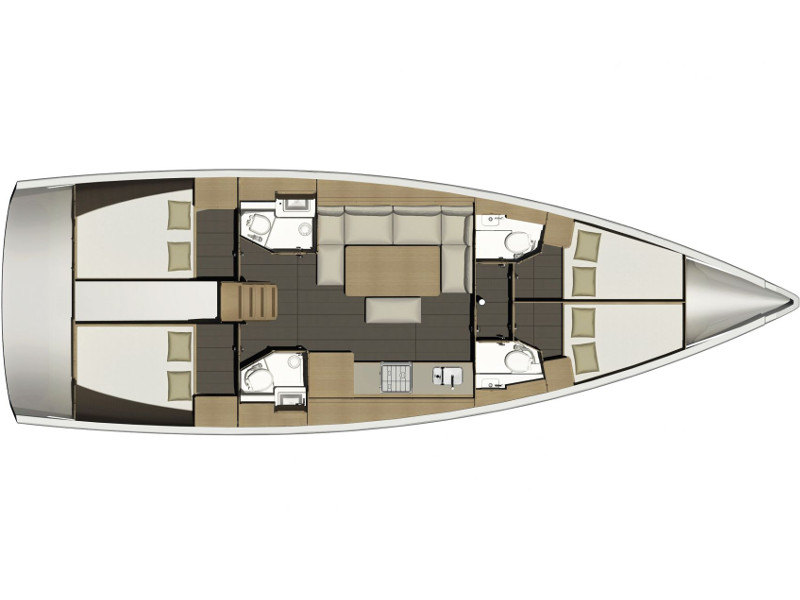Photo #5 - Dufour 460 Grand Large (LISABET (new sails 2024., air condition)) in Primosten - 12260