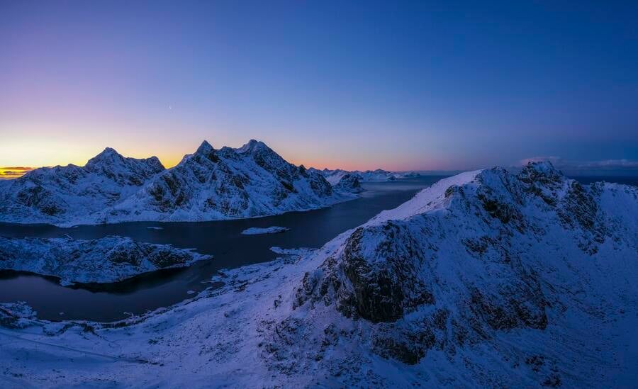 Winter fjords along the Norwegian coast - 2