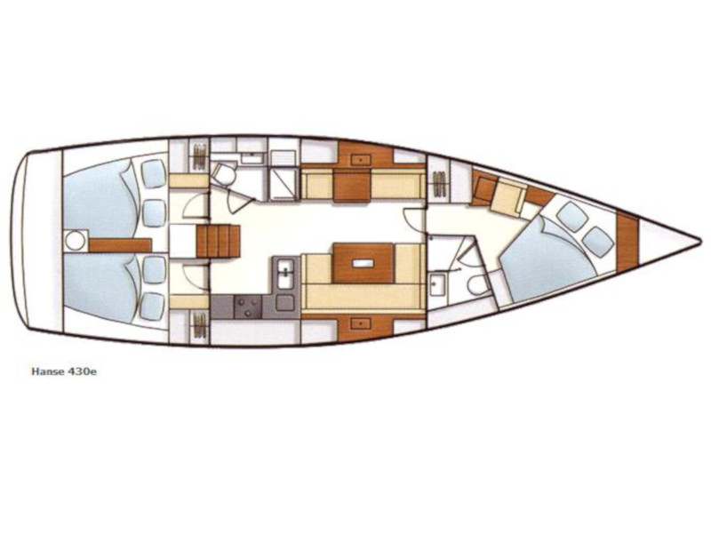 Photo #5 - Hanse 430e (Divine Caroline) in Altefahr - 12354