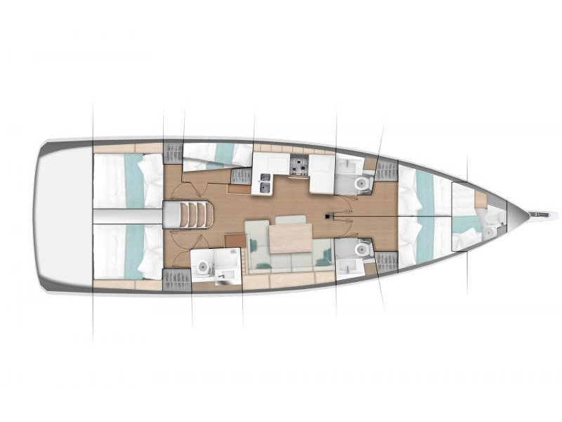 Photo #11 - Sun Odyssey 490 5 cabins (THALEIA) in Corfu - 19113