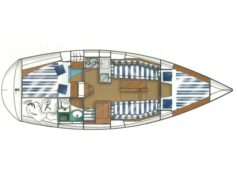 Dufour 32 (Esperanza) Plan image - 1