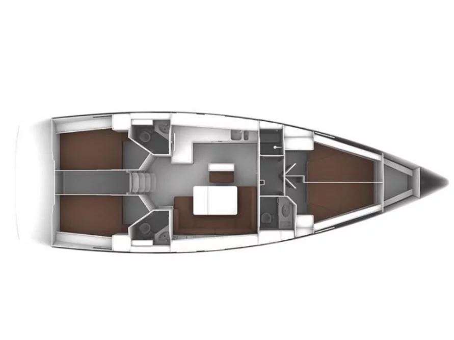 Bavaria Cruiser 46 (Gracia) Plan image - 16