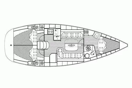 Bavaria 37 Cruiser (Ragazza) Plan image - 1
