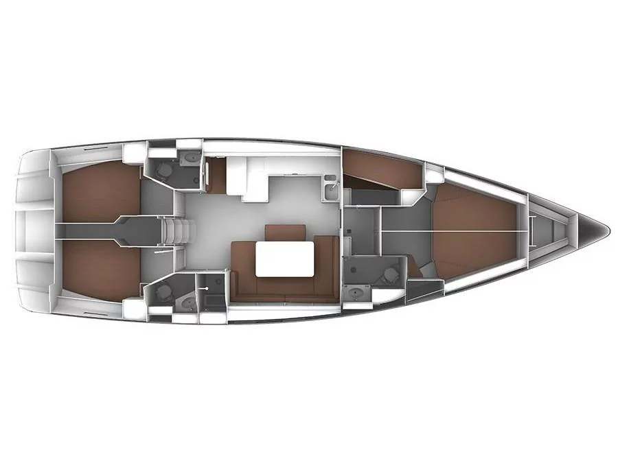 Bavaria Cruiser  51 (Mojito) Plan image - 1