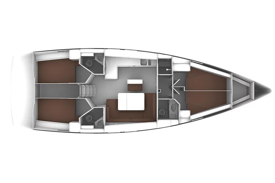 Bavaria Cruiser 46 (Tess Point) Plan image - 2