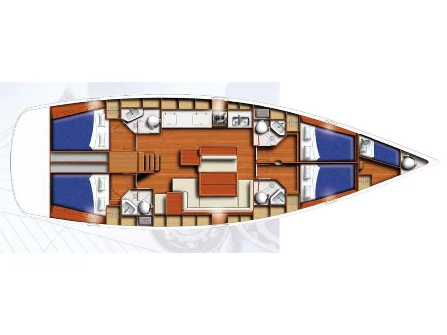 Beneteau 50 Oceanis (Aida) Plan image - 4
