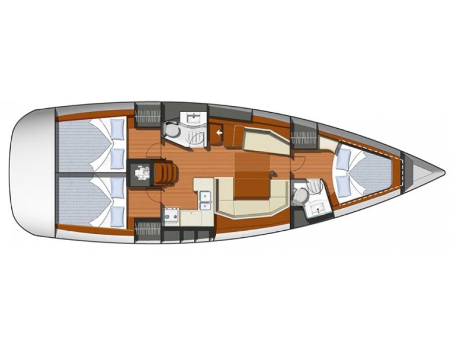 Photo #18 - Sun Odyssey 42i (Mesogeios) in Kavala - 12961
