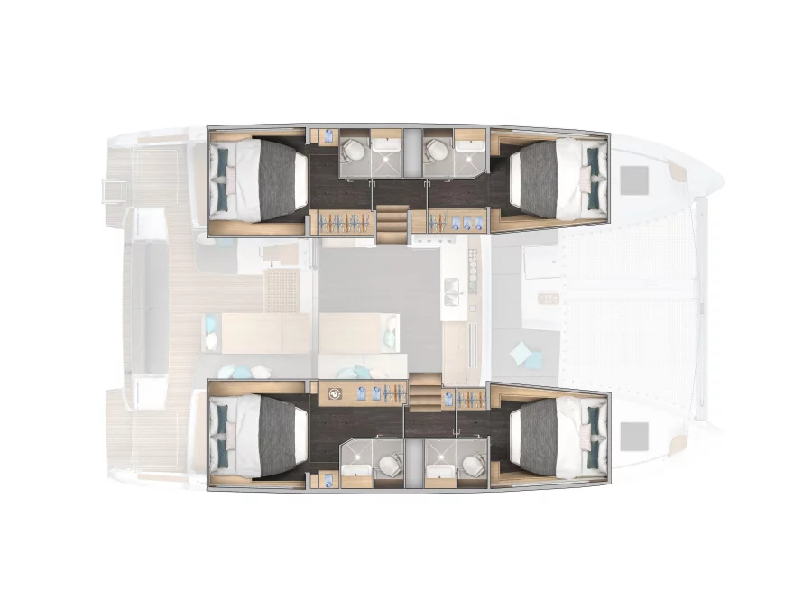 Lagoon 43 (Lagoon 43 - NEW) Plan image - 1