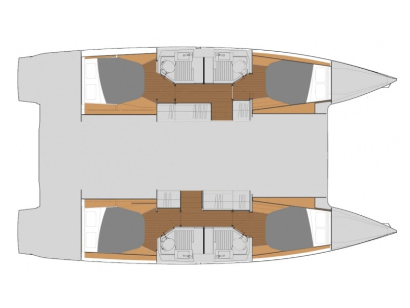 Photo #27 - Fountaine Pajot Astréa 42 (Wm-Ac in dinette-Gen-Sol.Pan) (Astrea) in Castellamare del Golfo - 12855