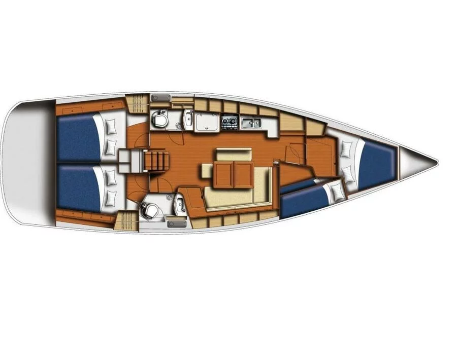 Oceanis 43 (Beneteau Liberty) Plan image - 12