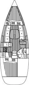 Beneteau First 31.7 (Finisterrae) Plan image - 2