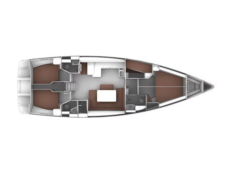 Bavaria  Cruiser 51 (Mediterranea) Plan image - 16