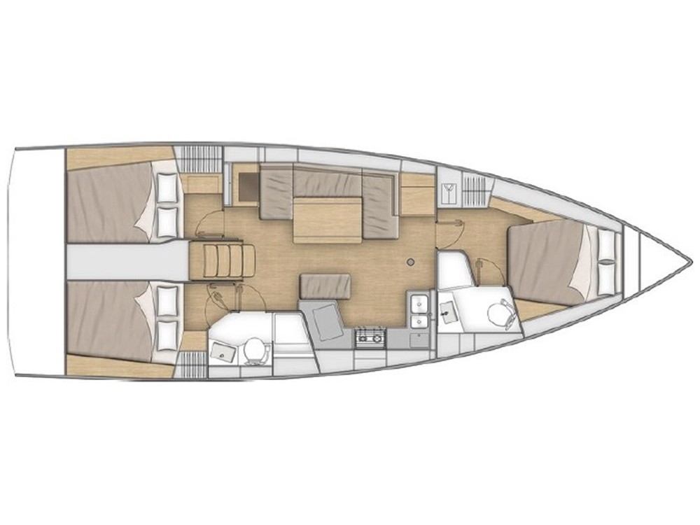 Photo #14 - Oceanis 40.1 (Sali) in Krk - 13548