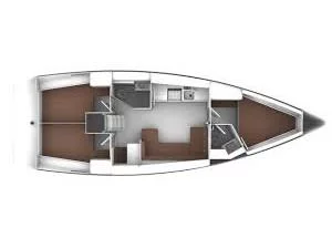 Bavaria Cruiser 41 (S/Y Alisahni) Plan image - 4