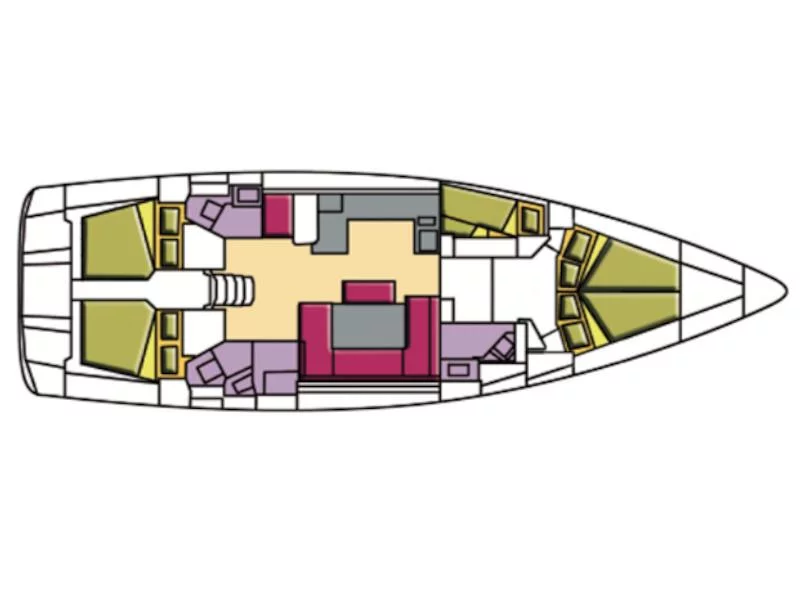 Bavaria 51 Cruiser (Rutilicus) Plan image - 1