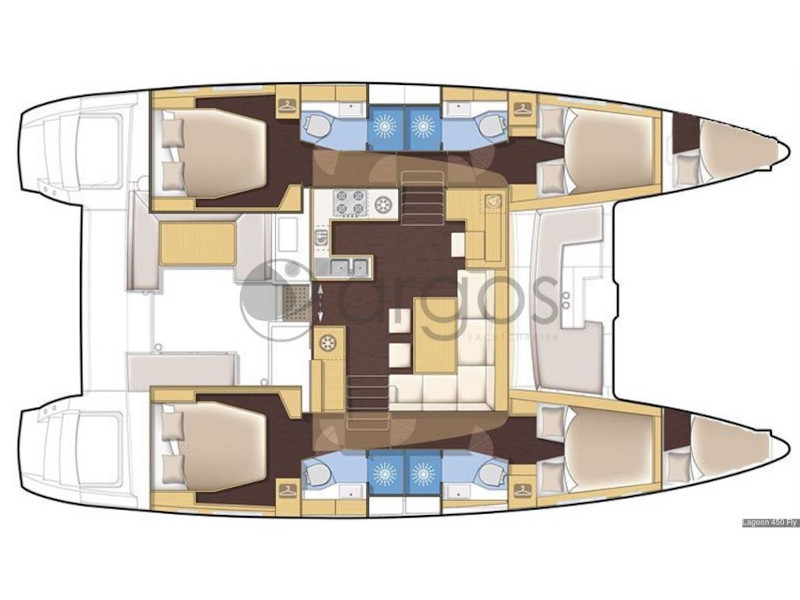 Photo #6 - Lagoon 450 Flybridge (Oceana (VIP Equipment incl, , , PS 4, Dishwasher, Washer+Dryer)) in Atene - 13662